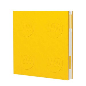 Lego Locking Notebook With Gel Pen - Yellow